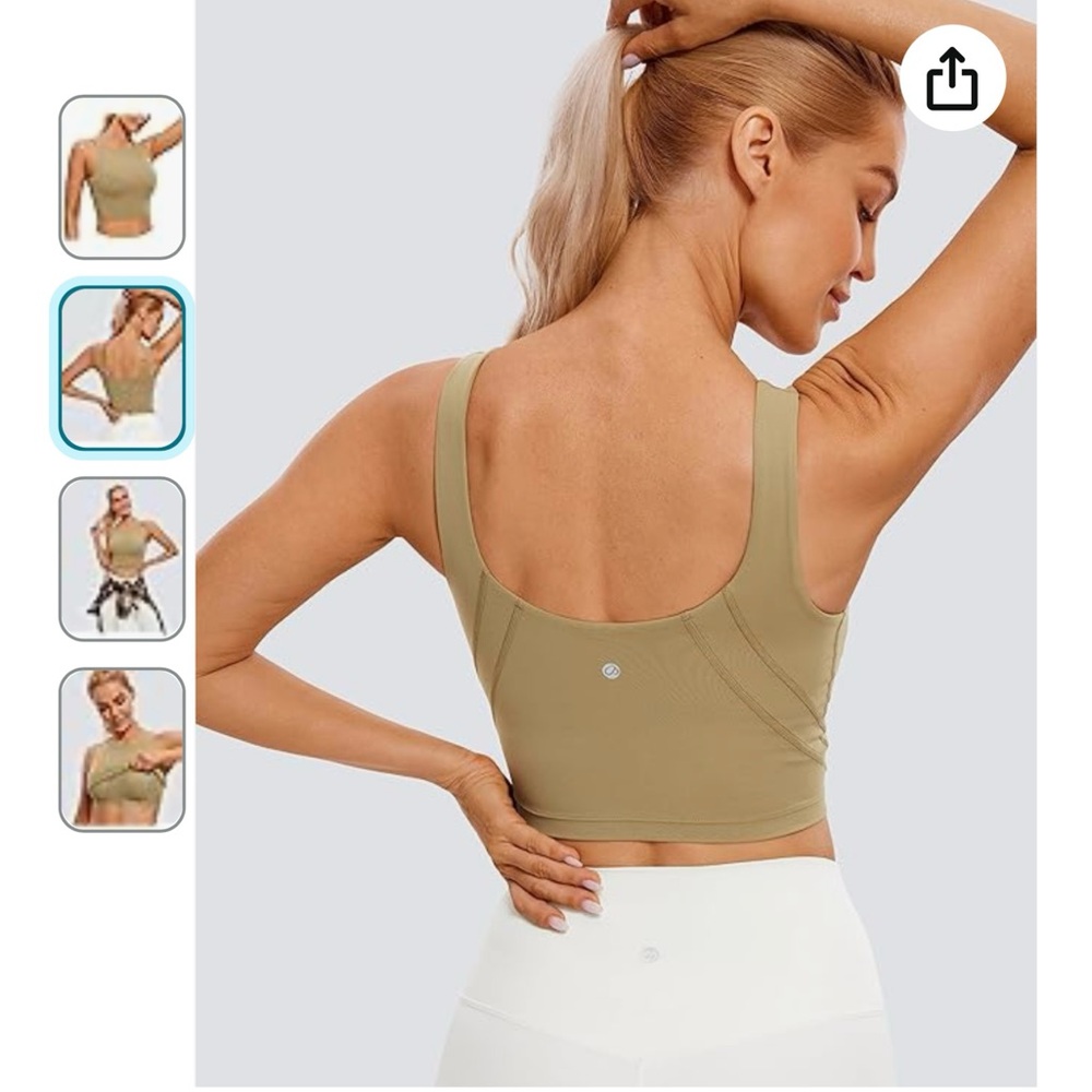 CRZ YOGA High Neck Tank Top Cropped Size S (4/6) - Picture 2 of 7